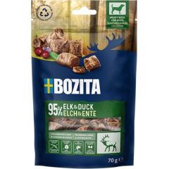 BOZITA Meaty bites Elk and duck - dog treat - 70g Suņu barība