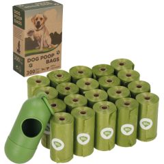 Suņu ekskrementu maisi Springos PA1070 300 gab.trauks ar klipsi, 20 ruļļi Citas preces