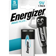 Sārmu baterija 6LR61 (1604) 9V Max Plus Energizer Baterijas un akumulatori