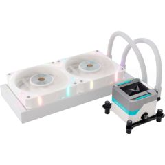 Valkyrie Syn 240 ARGB, water cooling (white) Procesoru dzesēšana