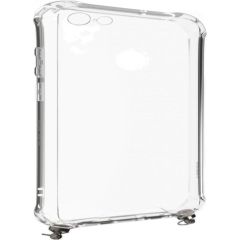 Evelatus Apple  iPhone 6/6S Silicone Transparent with Necklace TPU Strap Gold Neoriģinālie Maciņi