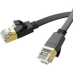 Hoco   US07 General pure copper flat network cable(L=5M) Black Jaunumi - Datori