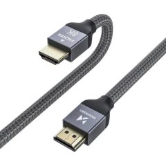 Wozinsky   Wozinsky cable HDMI 2.1 8K 60 Hz 48 Gbps / 4K 120 Hz / 2K 144 Hz 1 m Silver (WHDMI-10) Jaunumi - Datori