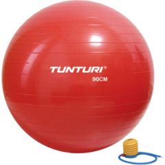 Vingrošanas bumba TUNTURI Gymball 90cm, sarkana