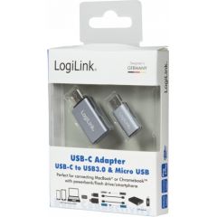 LOGILINK - USB-C to USB3.0 & Micro USB Adapter