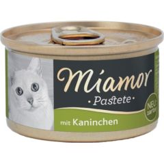 MIAMOR Pastete Rabbit - wet cat food - 85g Kaķu konservi