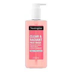 Neutrogena Clear & Radiant Face Wash - Rozjasňující čisticí gel pro problematickou pleť 200ml