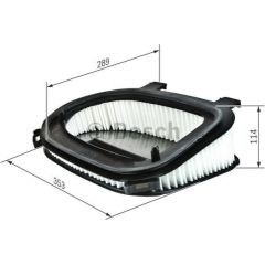 Bosch Gaisa filtrs F 026 400 366 Gaisa filtri