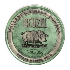 Reuzel Grease Medum Hol Green Pomade - Hair pomade 35.0g