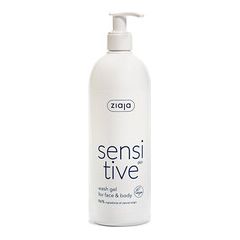 Ziaja Sensitive Face & Body Wash Gel - Krémový mycí gel na obličej a tělo 400ml Ķermeņa kosmētika