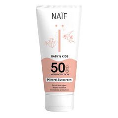 Naif Baby & Kids Mineral Sunscreen SPF 50 - Ochranný krém na opalování pro děti a miminka 100ml