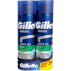 Gillette Series Shave Gel Duopack Bārdas kopšana