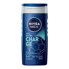 Nivea Ultra Charge Shower Gel 250ml Dušas želejas ķermenim