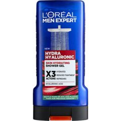 L'oreal Men Expert Hydra Hyaluronic Shower Gel - Hydratační sprchový gel 300ml Dušas želejas ķermenim