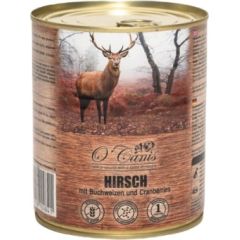O'CANIS canned dog food- wet food- deer with buckwheat- 800 g Barība