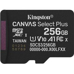 MEMORY MICRO SDXC 256GB UHS-I/SDCS3/256GBSP KINGSTON Atmiņas kartes micro SD SDHC