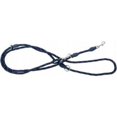 Trixie Smycz regulowana dla psa, Rope, Granatowa,  Sznur Odblaskowy, 200cm/10mm Citas preces