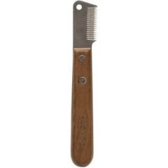 Vidaxl Ekskluzywny trymer tradycyjny dla zwierz�t, drewno orzechowe, stal, wym. 2,3x15,6cm