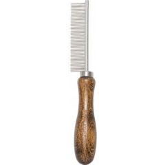 Beta Tools Ekskluzywny grzebie�,dla zwierz�t, z metalow� nasad�, drewno bukowe, 47 pin�w, wym. 2,1x18,6cm