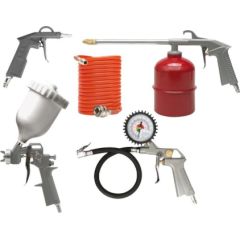 Kompresora instrumentu komplekts krāsošanai un pūšanai AWTools AW10035; 5 gab. Specinstrumenti