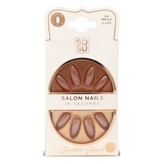 Sosu Chocolate Salon Nails - Umělé nehty ( 24 ks )