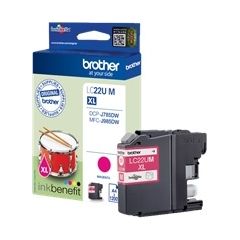 BROTHER LC22UM MAGENTA INK CART 1200P Tintes printeru izejmateriāli