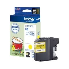 BROTHER LC22UY YELLOW INK CART 1200P