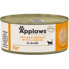 APPLAWS Chicken breast with cheese - wet cat food - 70g Консервы кошек