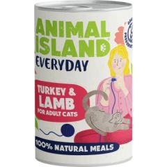 ANIMAL ISLAND Everyday Turkey and lamb - wet cat food - 400g