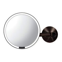 Simplehuman Dark Bronze - Kosmetické zrcátko na zeď se sensorem