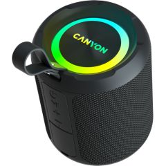 CANYON speaker OnMove 11 IPX6 TWS 20W EQ RGB Black Bezvadu skaļruņi