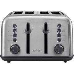 BUYDEEM 4 Slice Toaster, model DT640E, color Stainless Stell, EU Sendviču - Karstmaižu tosteri