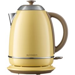 BUYDEEM Electric Kettle, model K640, color Mellow Yellow, EU Tējkannas (elektriskās)