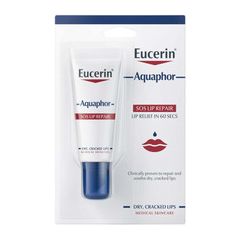 Eucerin Aquaphor SOS Lip Repair - Balm for dry and cracked lips 10ml Ķermeņa kosmētika