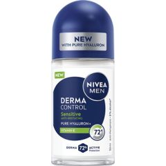 Nivea Men Derma Control Sensitive Antiperspirant - Kuličkový antiperspirant 50ml Smaržas - NESAKĀRTOTS