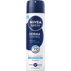 Nivea Men Derma Control Defend Antiperspirant - Antiperspirant ve spreji 150ml Smaržas - NESAKĀRTOTS
