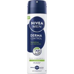Nivea Men Derma Control Sensitive Antiperspirant - Antiperspirant ve spreji pro citlivou pokožku 150ml Smaržas - NESAKĀRTOTS