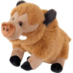 Leantoys Pluszowa Maskotka Przytulanka Dzik Brązowy 25cm EDUKAMP Mīkstās rotaļlietas