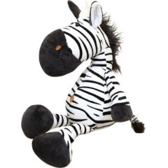 Leantoys Pluszowa Maskotka Przytulanka Zebra Biało Czarna 25cm EDUKAMP Mīkstās rotaļlietas