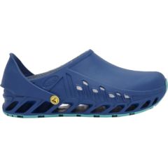 Mobilex Scholl Evoflex  - unisex clogs navy blue, size 38 Trash category