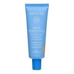 Apivita Aqua Beelicious Healthy Glow Hydrating Fluid Cream SPF 30 - Tónovaný hydratační krém 40ml