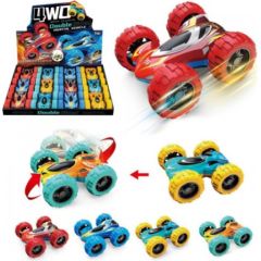 Trifox Auto ar gumijas riteņiem, rotējošs 360° inerce dažādas 12 cm HW22055602