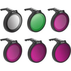 SUNNYLIFE set of six filters for DJI Neo MCUV+CPL+ND8+ND16+ND32+ND64 Sporta kameru aksesuāri