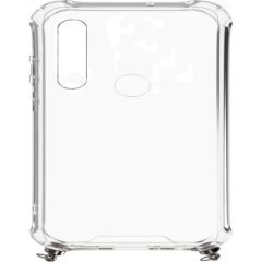 Evelatus Xiaomi  Xiaomi Redmi Note 8 / Redmi Note 8 2021 Silicone Transparent with Necklace TPU Strap Space Gray Neoriģinālie Maciņi