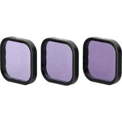 Set of 3 Telesin ND 8/16/32 filters for GoPro GoPro Hero 13 Black (S5-FLT-12-TGP) Sporta kameru aksesuāri