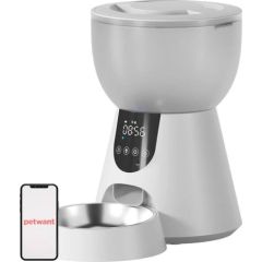 F17 LED automatic food dispenser + W8 Petwant drinker