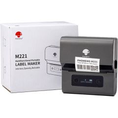 Phomemo M221 portable label printer (gray-black) Uzlīmju printeri