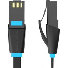Flat Network Cable UTP CAT6 Vention IBJBF RJ45 Ethernet 1000Mbps 1m Black