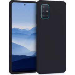Fusion Soft Matte Back Case Silikona Aizsargapvalks Priekš Samsung Galaxy A25 5G | 24 4G Melns Neoriģinālie Maciņi