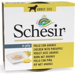 Agras Pet Foods SCHESIR Chicken with pineapple in jelly - wet dog food - 150g Barība